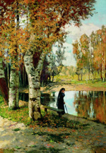 Осень :: Крыжицкий Константин Яковлевич, 1900-е