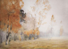 Туман. Осень. Левитан Исаак Ильич, 1899 г.
