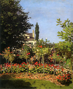 Цветущий сад в Сен-Адрес :: Оскар Клод Моне, 1866 год