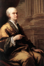 Сэр Исаак Ньютон :: Торнхилл Джеймс, 1709–1712 год