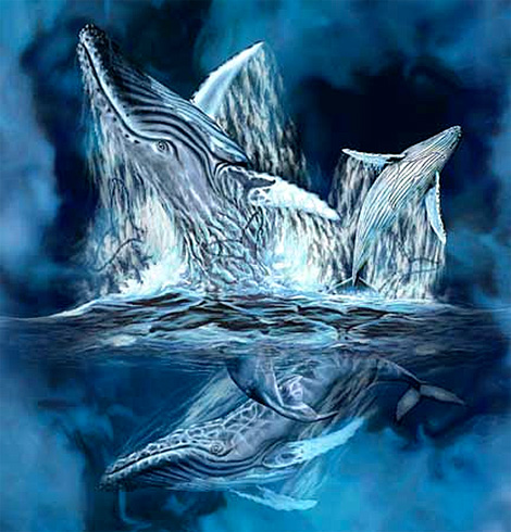 Хвосты китов (11) :: картина-загадка :: Стивен Гарднер